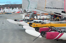 Mosquito F-16 catamaran fleet in South Africa. Mosquito F-16 catamaran fleet in South Africa.