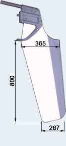rudder 25 blade FD