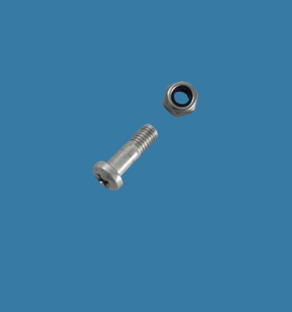 Bolt  M 5x16 + Nut Nylstop M5