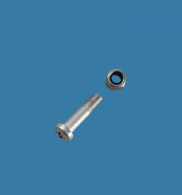 Bolt M5x20 + Nylstop Nut M5