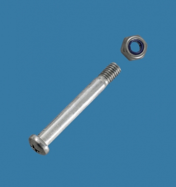 Schraube M6x45 + Nylstop-Mutter M6