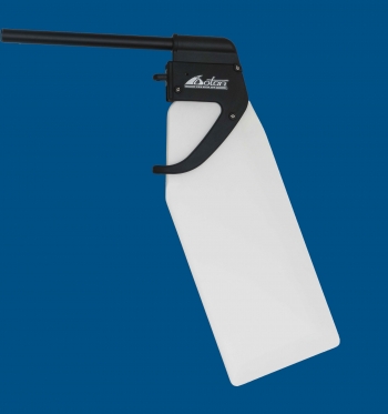 Dotan's Kick-Up Rudder for Optimist, club version, with a fiberglass blade, all the fittings and tiller.