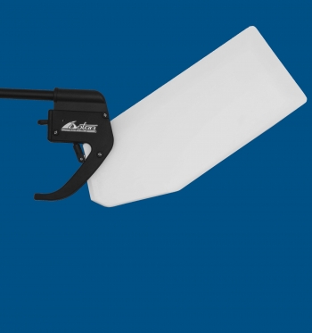Dotan's Kick-Up Rudder for Optimist, club version, with a fiberglass blade, all the fittings and tiller.