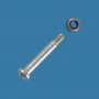 Bolt  M 6x40 + Nut Nylstop M6